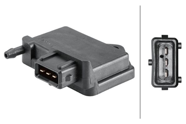 Drucksensor im Ansaugkrümmer (3 pin) passt zu: CITROEN SAXO, XANTIA, XSARA, ZX, PEUGEOT 106 I, 106 II, 306, 405 II, 605, VW PASSAT B5.5 1.6-2.0 06.89-05.05