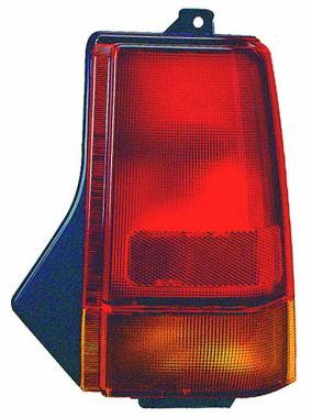 Lampe hinten L (äußerer Teil, blinkerfarbe gelb, glasfarbe rot) passt zu: DAEWOO TICO Hatchback 02.95-12.00
