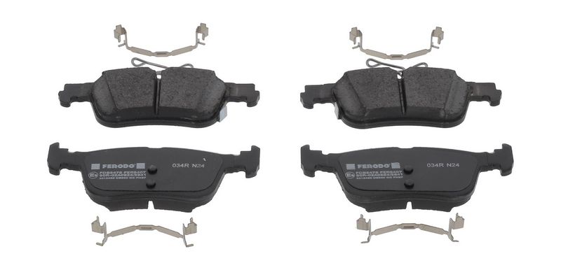 Bremsbelagsatz, Scheibenbremse