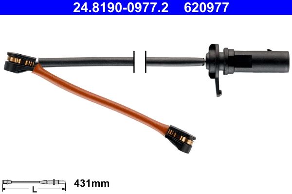 Warnkontakt, Bremsbelagverschleiß
