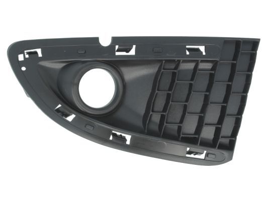 Stoßstangengitter vorne L (mit Löchern für Halogenscheinwerfer, schwarz) passt zu: LANCIA YPSILON 312 05.11-08.15
