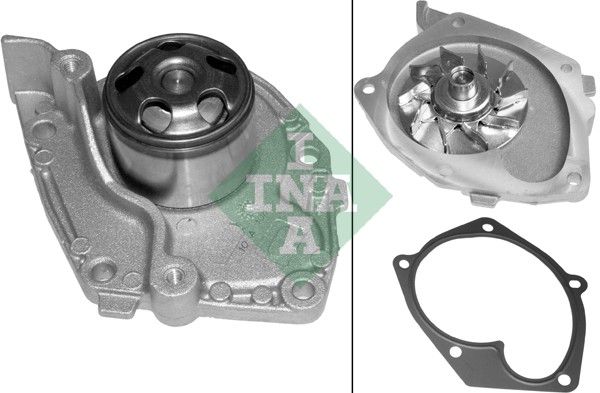 Kühlmittelpumpe, mit dichtung passt zu: VOLVO S40 I, V40, NISSAN INTERSTAR, PRIMASTAR, TERRANO, OPEL MOVANO A, VIVARO A, RENAULT AVANTIME, CLIO III, DUSTER, ESPACE IV 1.8/1.9D/2.0 09.99-