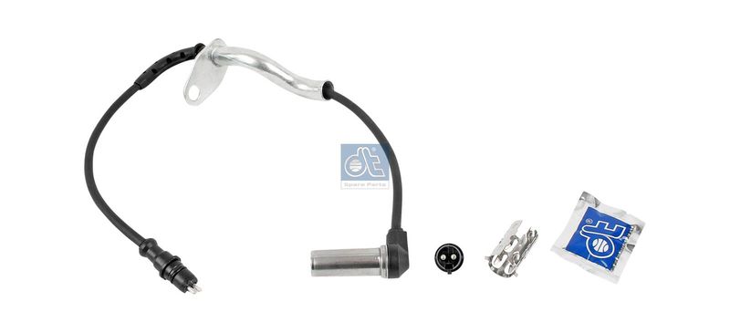 ABS-Sensor vorne L (eckig, 510mm, 2pin, Rundstecker) passt zu: MERCEDES ACTROS, ACTROS MP2 / MP3, ATEGO, ATEGO 2, AXOR, AXOR 2, ZETROS