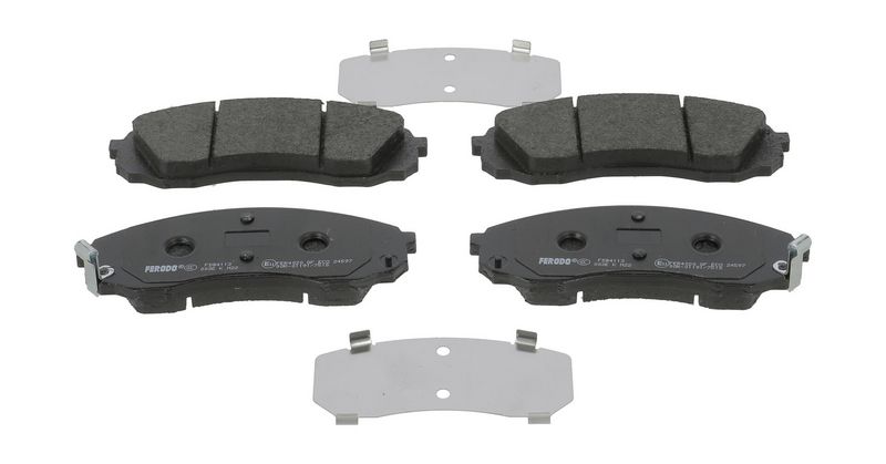 Bremsbelagsatz, Scheibenbremse