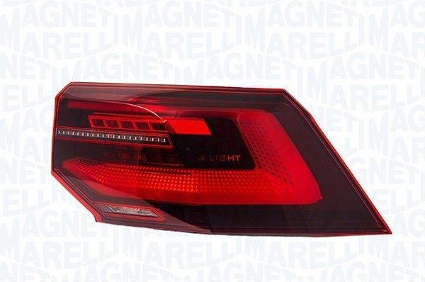 Lampe hinten L (äußerer Teil, LED, blinkerfarbe orange) passt zu: VW GOLF VIII 5D 07.19-05.24