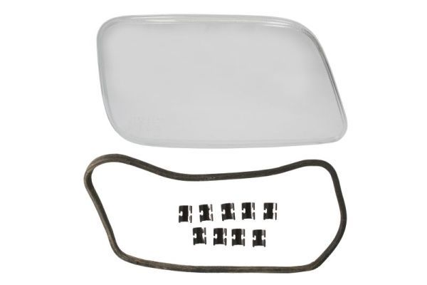 Reflektorglas R (mit dichtung, mit Dichtung und Clips) passt zu: MERCEDES ACTROS MP2 / MP3 10.02-