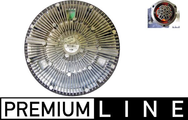 Kühlerlüfterkupplung (anzahl der Pins: 5) passt zu: VOLVO FH12 D12A340-D12D500 08.93-