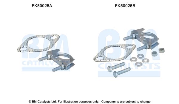 Montagesatz, Abgasanlage