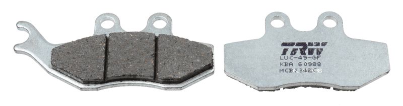 Bremsbelagsatz, Scheibenbremse