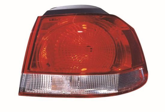 Lampe hinten R (äußerer Teil, W16W/WY21W, blinkerfarbe durchsichtig, glasfarbe rot) passt zu: VW GOLF VI Hatchback 10.08-11.13