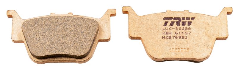 Bremsbeläge hinten/vorne, anwendung: offroad, material: sintern-SI, 39,38x75,3x9,7mm passt zu: HONDA TRX 420/450/650 2003-2013