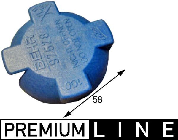 Kühlmittel-Ausgleichsbehälterdeckel (M48x3) passt zu: MERCEDES ATEGO, AXOR, AXOR 2, CITARO (O 530), CONECTO (O 345), OH, TOURO (O 500) 925.972-OM926.996 01.70-