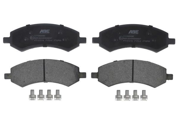 Bremsbelagsatz, Scheibenbremse