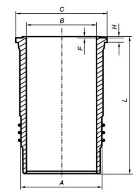 Zylinderlaufbuchse