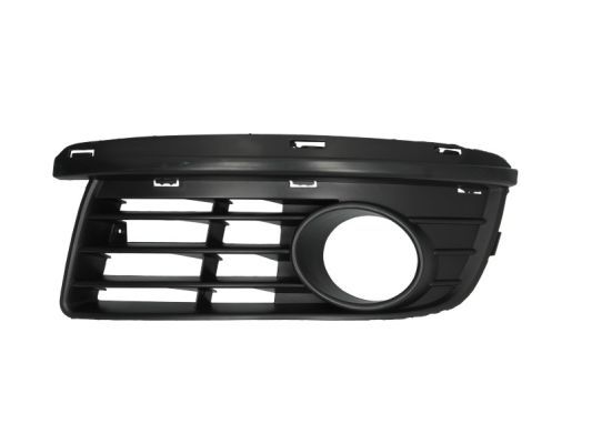 Stoßstangengitter vorne L (mit Löchern für Halogenscheinwerfer) passt zu: VW GOLF V, JETTA III Kombi / Sedan 10.03-10.10