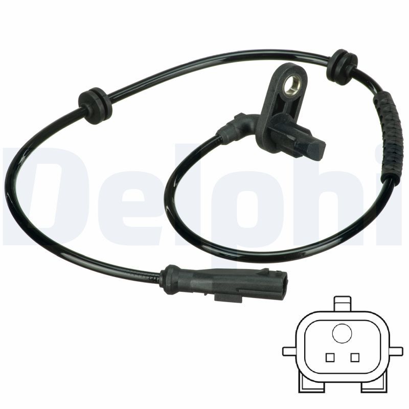 ABS-Sensor hinten R passt zu: RENAULT CLIO III, CLIO III/HATCHBACK, MODUS 1.2-2.0 09.04-