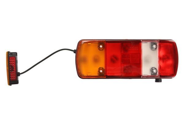 Lampe hinten L (12/24V, mit Blinker, nebellicht, rückfahrlicht, mit Bremsleuchte, standlicht, mit Kennzeichenbeleuchtung, Widerschein, seitlicher abstand, stecker: AMP 7PIN Bayonet) passt zu: MAN TGA