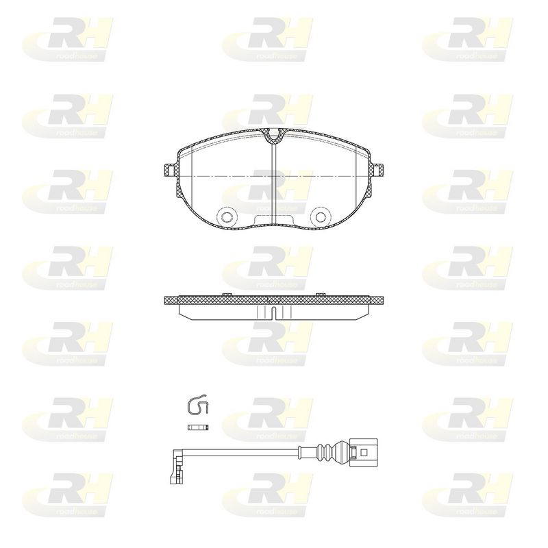 Bremsbelagsatz, Scheibenbremse