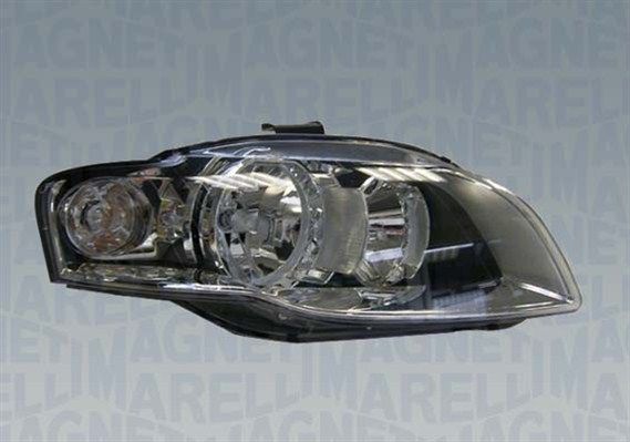 Scheinwerfer R (Halogen, H7/H7/PY21W/W5W, elektrisch, mit motor, einsatzfarbe: schwarz/chrom, blinkerfarbe: weiß) passt zu: AUDI A4 B6, A4 B7