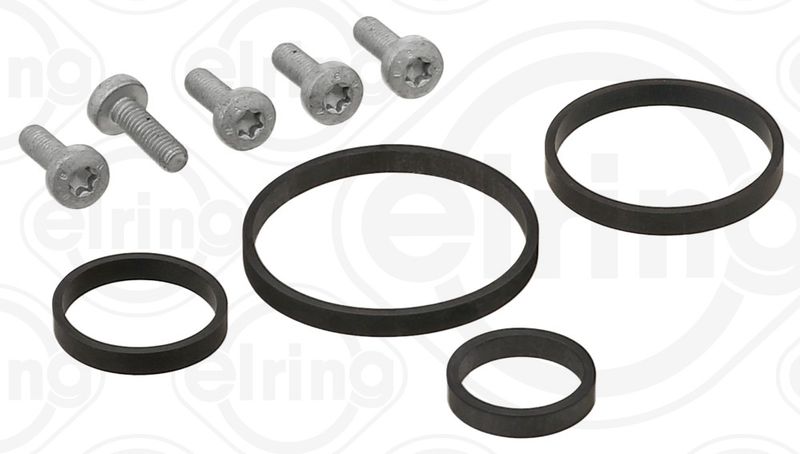Ölkühler-Dichtungssatz passt zu: VW CALIFORNIA T5 CAMPER, MULTIVAN T5, TOUAREG, TRANSPORTER T5 2.5D 01.03-05.10