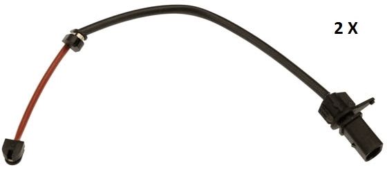 Bremsbelagverschleißsensor hinten (stückzahl in der Verpackung: 2Stück) passt zu: AUDI A6 ALLROAD C7, A6 C7, A7, R8, R8 SPYDER, PORSCHE MACAN 1.8-5.2 10.10-