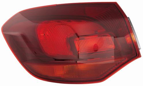Lampe hinten L (äußerer Teil, P21W/W5W) passt zu: OPEL ASTRA J Kombi