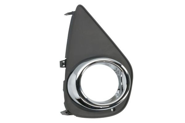Stoßstangengitter vorne R (mit Löchern für Halogenscheinwerfer, kunststoff, chrom/schwarz) passt zu: TOYOTA YARIS XP130 07.14-04.17