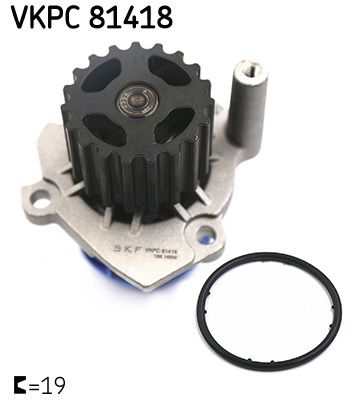 Kühlmittelpumpe, mit dichtung passt zu: AUDI A2, A3, FORD GALAXY I, SEAT ALHAMBRA, ALTEA, ALTEA XL, AROSA, CORDOBA, IBIZA III, IBIZA IV, IBIZA IV SC, LEON, TOLEDO III 1.2D-2.5D 01.99-