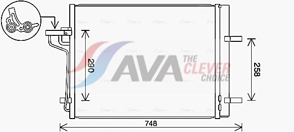 Kondensator, Klimaanlage