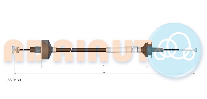 Seilzug, Kupplungsbetätigung