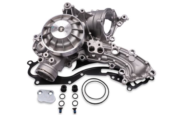 Kühlmittelpumpe, mit dichtung passt zu: MERCEDES CLS (C218), CLS SHOOTING BRAKE (X218), E (A207), E (C207), E T-MODEL (S212), E (W212), G (W463), GL (X166), GLE (C292) 2.8/4.7/5.5 03.99-04.20