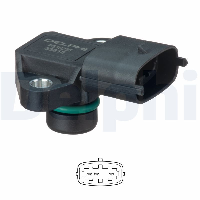 Drucksensor im Ansaugkrümmer (3 pin) passt zu: HYUNDAI SANTA FÉ I, SANTA FÉ I/SUV, TRAJET, TRAJET/MINIVAN 2.0D 04.01-07.08