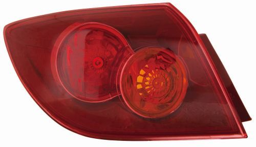 Lampe hinten R (äußerer Teil, W21/5W/W21W, blinkerfarbe orange, glasfarbe rot) passt zu: MAZDA 3 BK Hatchback 5D 10.03-12.06