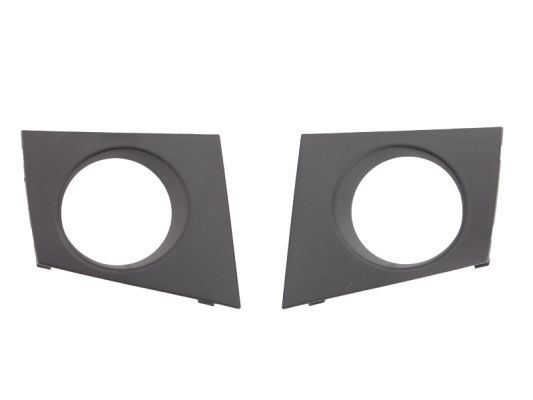 Stoßstangengitter vorne L/R (mit Löchern für Halogenscheinwerfer, schwarz) passt zu: RENAULT MEGANE II 01.06-12.09