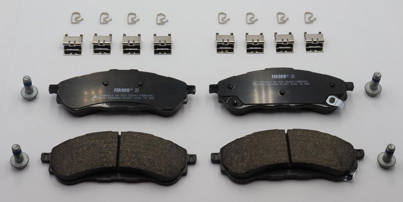 Bremsbelagsatz, Scheibenbremse