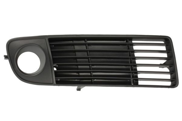 Stoßstangengitter vorne R (mit Löchern für Halogenscheinwerfer, kunststoff, schwarz) passt zu: AUDI A6 C5 01.97-06.01