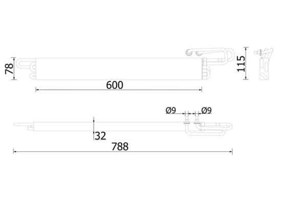Ölkühler passt zu: OPEL INSIGNIA A, INSIGNIA A COUNTRY 1.6D 07.15-03.17