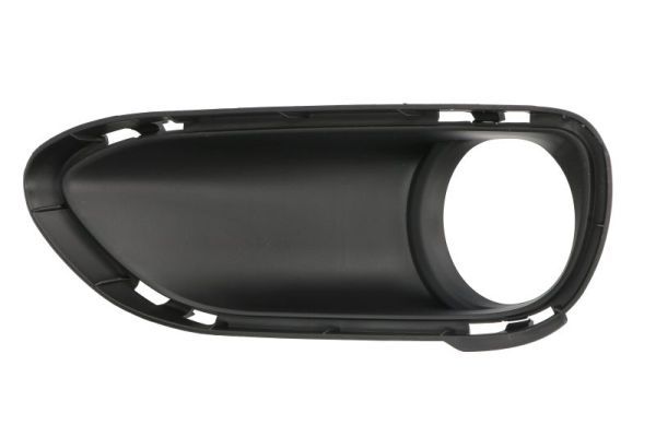 Stoßstangengitter vorne L (mit Löchern für Halogenscheinwerfer, grau, TURBO) passt zu: PORSCHE CAYENNE II 92A/958 06.10-10.14