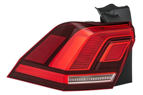 Lampe hinten L (äußerer Teil/Oberteil, LED/WY21W, glasfarbe rot) passt zu: VW TIGUAN II 01.16-12.19