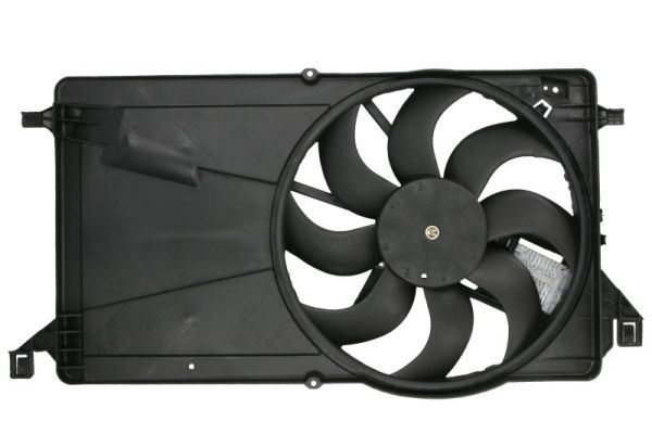 Kühlerlüfter (mit Gehäuse) passt zu: FORD C-MAX, FOCUS C-MAX, FOCUS II, MAZDA 3 1.4-2.3 10.03-09.12
