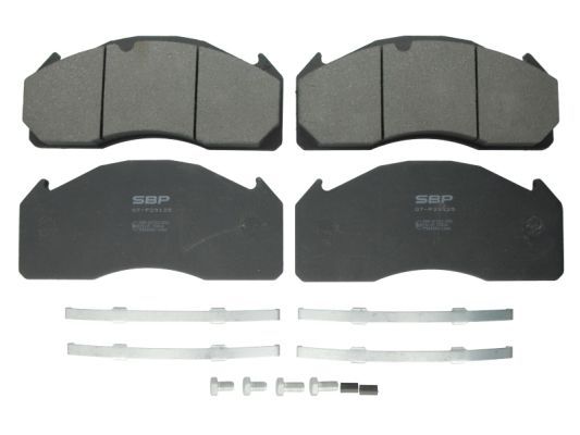 Bremsbelagsatz, Scheibenbremse