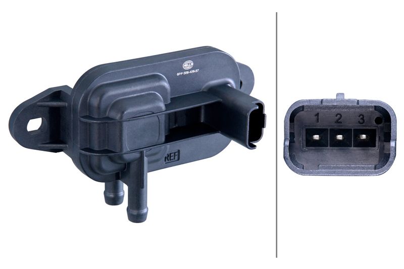 Abgasdrucksensor (anzahl der Pins: 3) passt zu: IVECO DAILY III, DAILY IV, DAILY V, CITROEN C8, JUMPER III, FIAT DUCATO, SCUDO, ULYSSE, PEUGEOT 307, 4007, 407, 807, BOXER, EXPERT 1.6D-3.0D 08.00-