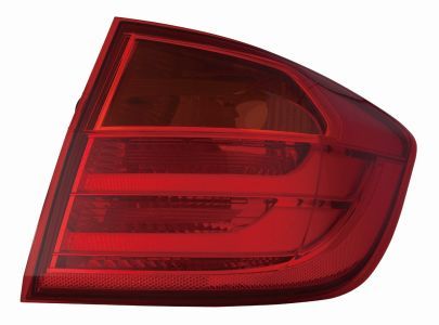 Lampe hinten L (äußerer Teil, LED/P21W, blinkerfarbe weiß, glasfarbe rot) passt zu: BMW 3 F30, F31, F80 Kombi 5D 10.11-05.15