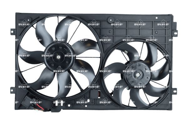 Kühlerlüfter L/R (mit Gehäuse) passt zu: AUDI A1, A3, SEAT ALTEA, ALTEA XL, IBIZA IV, IBIZA IV SC, IBIZA IV ST, LEON, TOLEDO III, SKODA FABIA II, OCTAVIA I, OCTAVIA II, SUPERB II 1.2-3.6 08.00-09.20