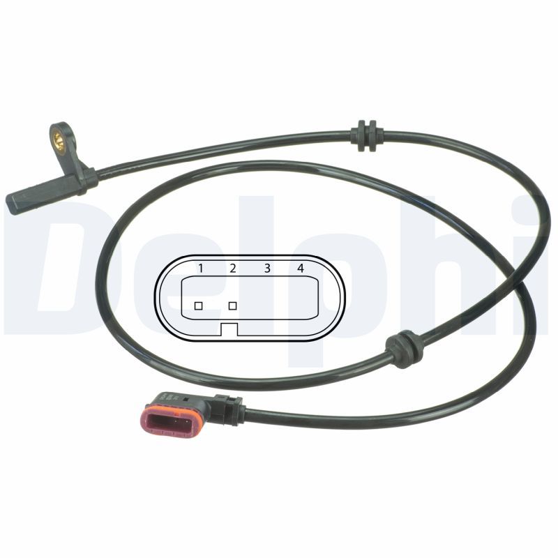 ABS-Sensor hinten L/R passt zu: MERCEDES C (C204), C T-MODEL (S204), C (W204) 1.6-6.3 01.07-