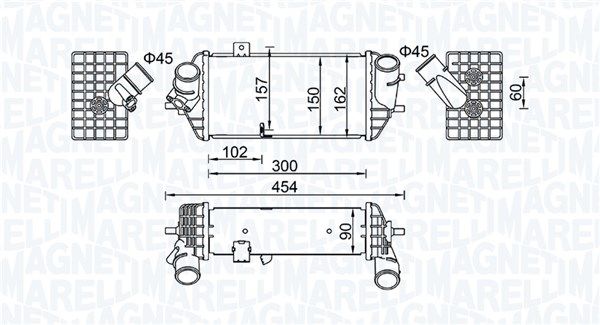 Ansaugluftkühler passt zu: HYUNDAI ACCENT IV, ELANTRA V, I20 I, I30, KIA CEE'D, PRO CEE'D, RIO III, SOUL I 1.1D-1.6D 08.08-