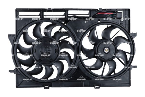 Kühlerlüfter (mit Gehäuse) passt zu: AUDI A4 ALLROAD B8, A4 B8, A5, Q5 2.7D-4.2 06.07-05.17