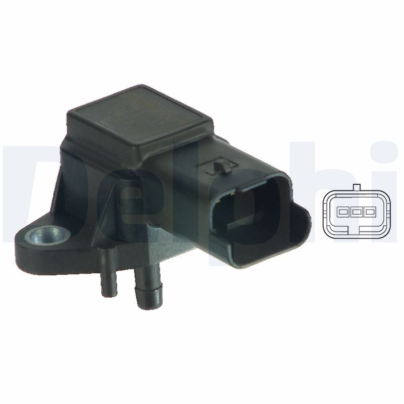 Drucksensor im Ansaugkrümmer (3 pin) passt zu: CITROEN C5 I, C5 I/KOMBI, C8, EVASION, JUMPY I, XANTIA, XANTIA/KOMBI, FIAT SCUDO, ULYSSE, LANCIA PHEDRA, ZETA, PEUGEOT 406, 607, 806 2.0D/2.2D 06.98-