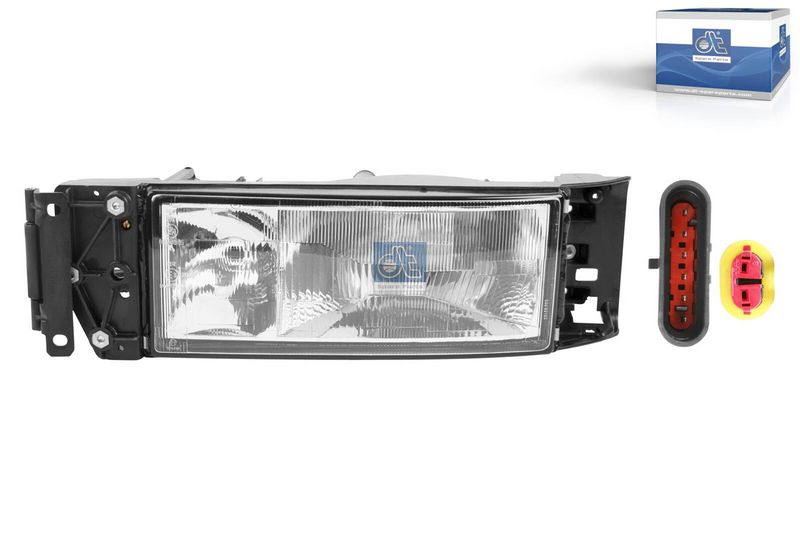 Scheinwerfer L (H3/H4, Manuell, ohne motor, einsatzfarbe: silber) passt zu: IVECO CITYCLASS, EUROCARGO I-III, EUROSTAR, EUROTECH MH, EUROTECH MP, EUROTECH MT, EUROTRAKKER 01.91-