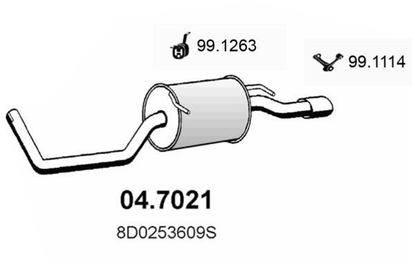 Lampe hinten R (Innenteil, LED, glasfarbe geräuchert, nebellicht, rückfahrlicht) passt zu: AUDI A6 C7 Kombi 04.15-02.18